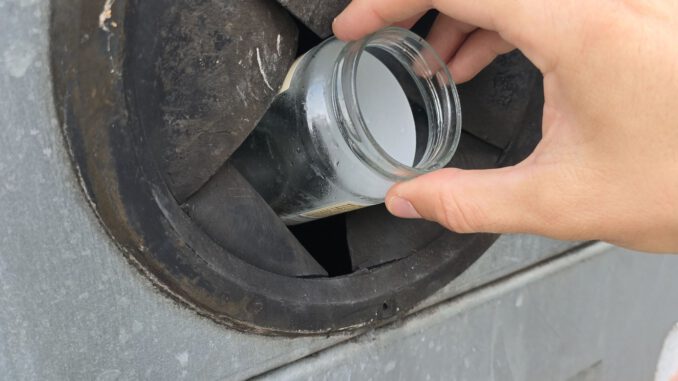 Altglascontainer im Pioneer Park aus Einfahrtsbereich verlegt Altglascontainer im Pioneer Park aus Einfahrtsbereich verlegt