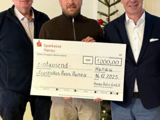 Hanauer Hafen unterstützt Franziskus Haus mit 1.000 Euro statt Kundengeschenken