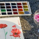 Sommerabend in Hanau: Aquarellmalerei für Erwachsene im Weststadtbüro