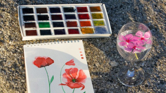 Sommerabend in Hanau: Aquarellmalerei für Erwachsene im Weststadtbüro Sommerabend in Hanau: Aquarellmalerei für Erwachsene im Weststadtbüro